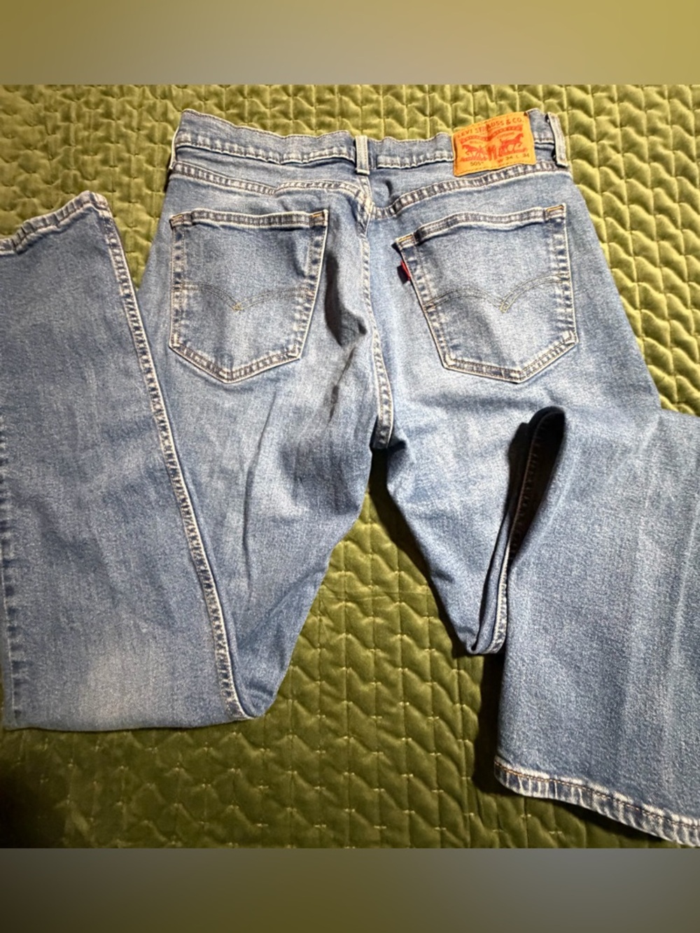 Levi’s 505 straight leg denim jeans size‎ 34 x 34